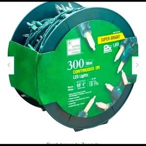 300 Clear LED Lights Spool